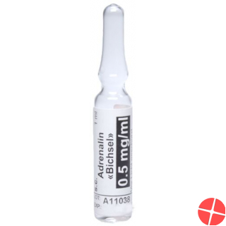 Adrenalin Bichsel Injektionslösung 0.5mg/ml 10 Ampullen 1ml