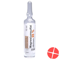Magnesiumsulfat Bichsel 20% 10 ampoules 10 ml solution Magnesiumsulfat Bichsel 20% 10 ampoules 10 ml solution