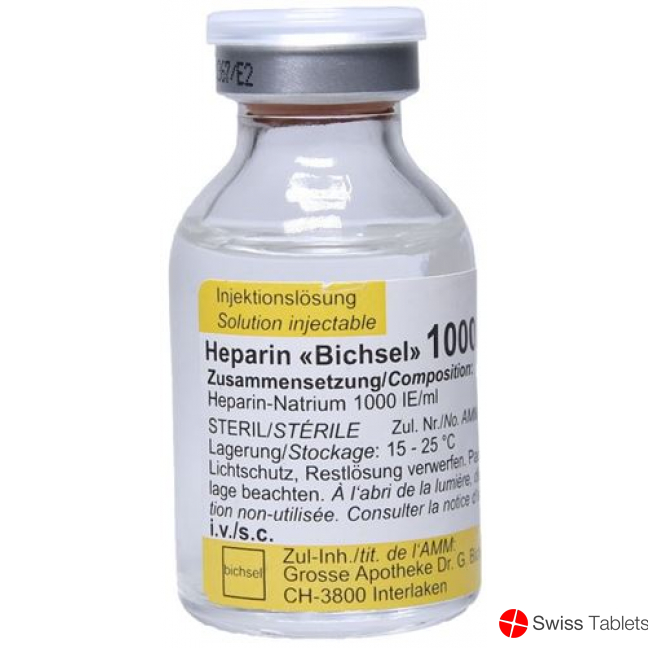 Heparin Bichsel 20000 Ie/20ml Steril Vial 20ml buy online