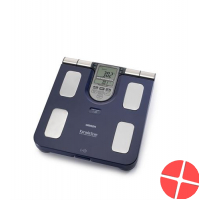 Omron Bf511 Body Fat Monitor with Scale Blue