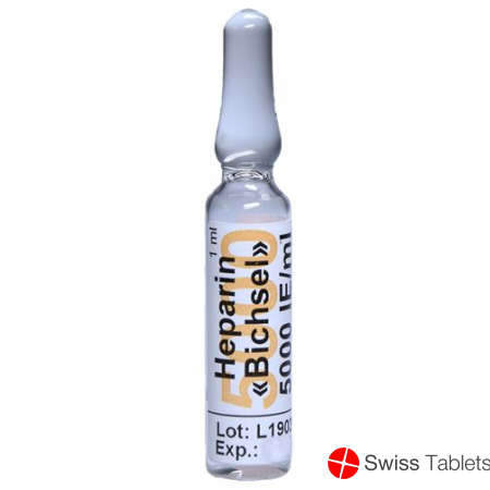 Heparin Bichsel 5000 Ie/ml Steril 100 Ampullen 1ml buy online