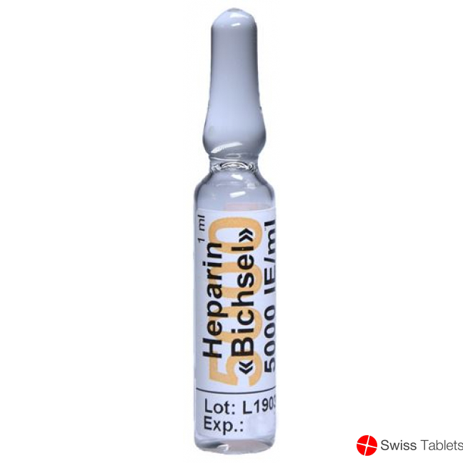 Heparin Bichsel 5000 Ie/ml Steril 100 Ampullen 1ml buy online