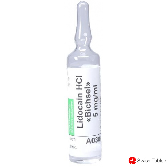 Lidocain Bichsel Injektionslösung 0.5% 10 Ampullen 10ml buy online