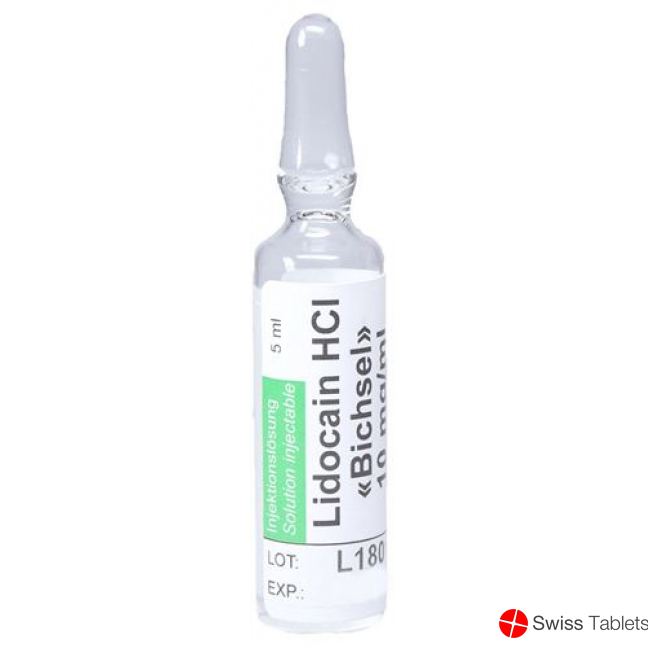 Lidocain Bichsel Injektionslösung 1% 10 Ampullen 5ml buy online