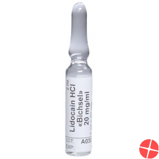 Lidocain Bichsel Injektionslösung 2% 100 Ampullen 2ml
