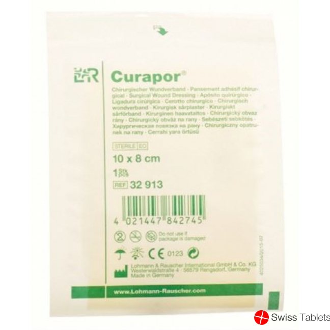 Curapor Chirurgisch Wundverband 10x8cm Steril 5 Stück buy online