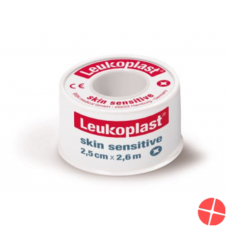 Leukoplast Skin Sensitive 2.5cmx2.6m Roll