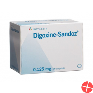 Digoxin Sandoz Tabletten 0.125mg 100 Stück