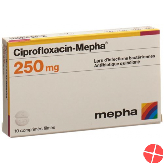 Ciprofloxacin Mepha Filmtabletten 250mg 20 Stück