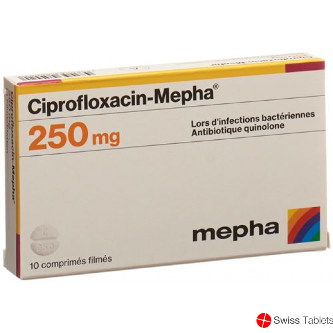 Ciprofloxacin Mepha Filmtabletten 250mg 20 Stück buy online