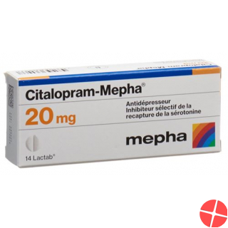 Citalopram Mepha Lactabs 20mg 98 Stück