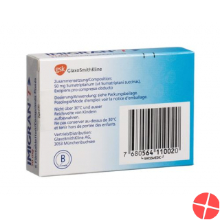 Imigran T Filmtabletten 50mg 6 Stück