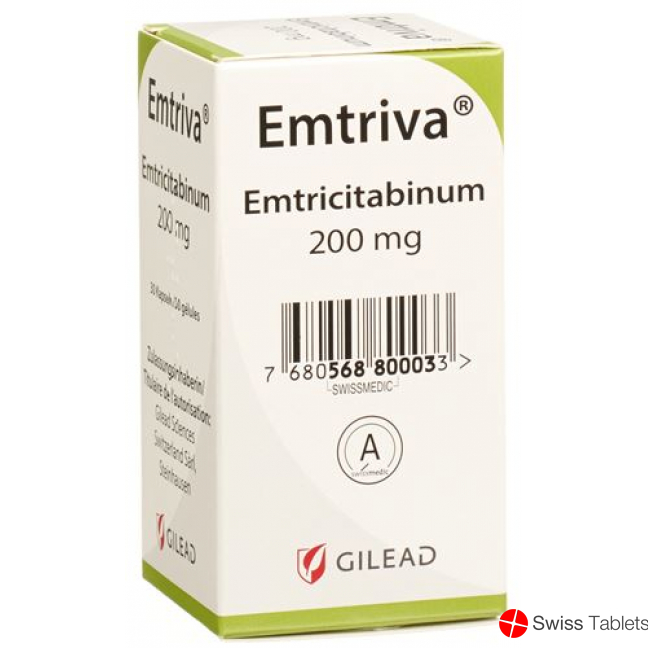 Emtriva Kapseln 200mg 30 Stück buy online