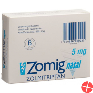 Zomig Nasal Nasenspray 5mg Monodosis 2 Stück