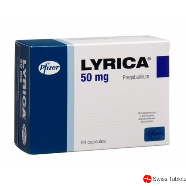 Lyrica Kapseln 50mg 84 Stück buy online