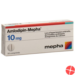 Amlodipin Mepha 10 Tabletten 10mg 100 Stück