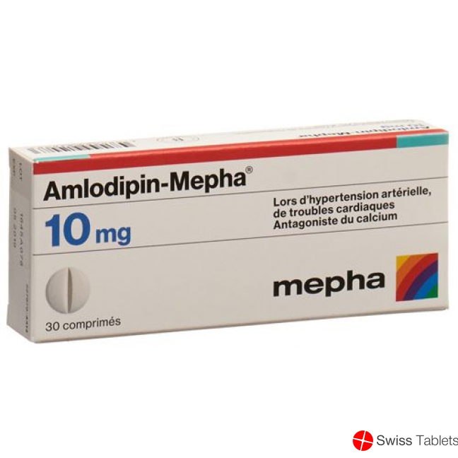 Amlodipin Mepha 10 Tabletten 10mg 100 Stück buy online