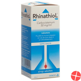 Rhinathiol Sirup Erwachsene ohne Zucker Flasche 200ml