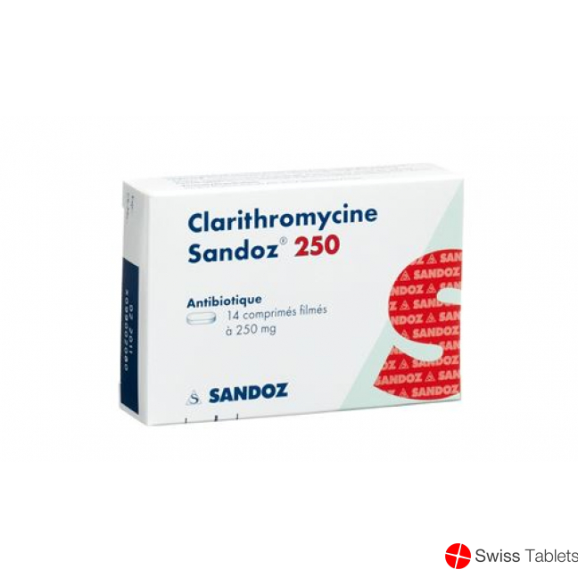 Clarithromycin Sandoz Filmtabletten 250mg 20 Stück buy online Clarithromycin Sandoz Filmtabletten 250mg 20 Stück buy online