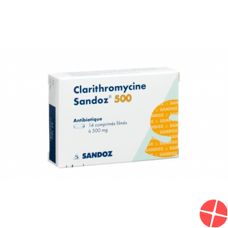 Clarithromycin Sandoz Filmtabletten 500mg 20 Stück