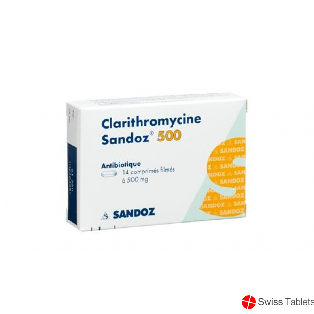 Clarithromycin Sandoz Filmtabletten 500mg 20 Stück buy online Clarithromycin Sandoz Filmtabletten 500mg 20 Stück buy online