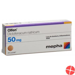 Olfen 50 Lactabs 50mg 100 Stück