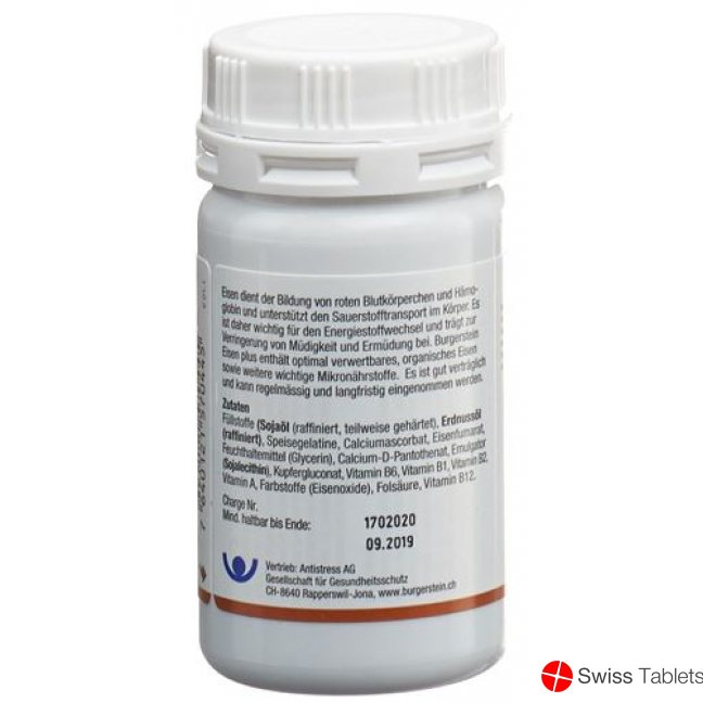 Burgerstein Eisen plus capsules Ds 150 pieces buy online
