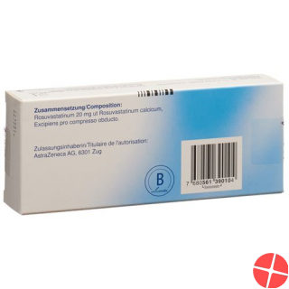 Crestor Filmtabletten 20mg 100 Stück