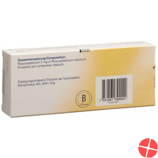 Crestor Filmtabletten 5mg 100 Stück