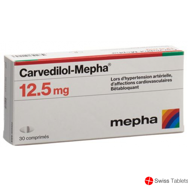 Carvedilol Mepha Tabletten 12.5mg 100 Stück buy online