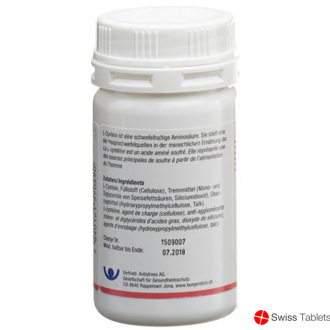 Burgerstein L-Cystein tablets Ds 100 pieces buy online