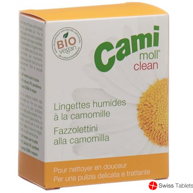 Cami Moll Clean Feuchttücher Box 40 Stück buy online