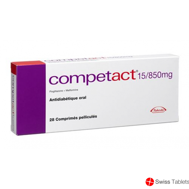 Competact Filmtabletten 15/850mg 98 Stück buy online