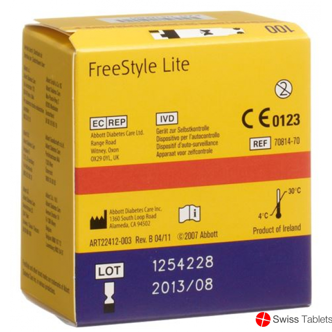 Abbott FreeStyle Lite test strips 50 pcs