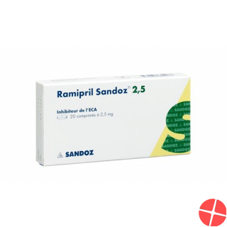 Ramipril Sandoz 2.5 mg 100 tablets Ramipril Sandoz 2.5 mg 100 tablets