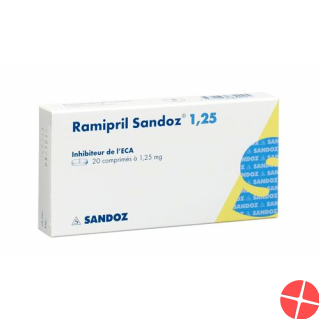 Ramipril Sandoz Tabletten 1.25mg 100 Stück