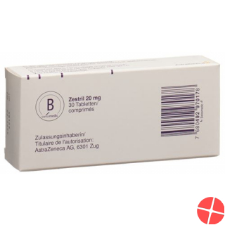 Zestril 20mg 100 Tabletten