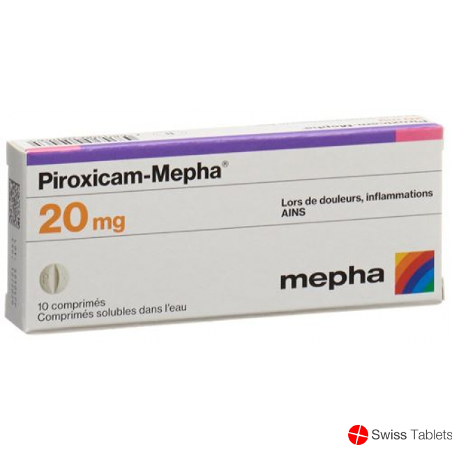 Piroxicam Mepha 20 Tabletten 20mg 30 Stück buy online