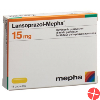 Lansoprazol Mepha 15 mg 112 capsules