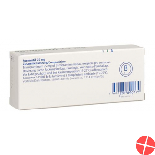 Surmontil 25 Tabletten 25mg 200 Stück
