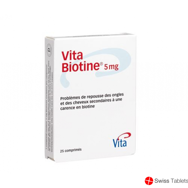 Vita Biotin Tabletten 5mg 25 Stück buy online