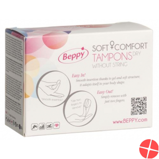 Beppy Soft Comfort Tampons Dry ohne Faden 8 Stück