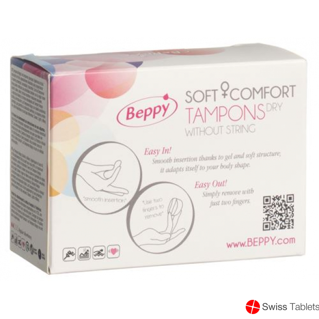 Beppy Soft Comfort Tampons Dry ohne Faden 8 Stück buy online