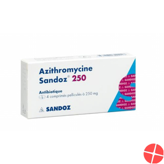 Azithromycin Sandoz Filmtabletten 250mg 6 Stück