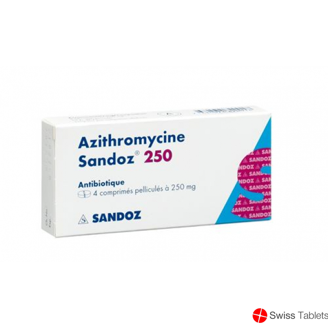 Azithromycin Sandoz Filmtabletten 250mg 6 Stück buy online