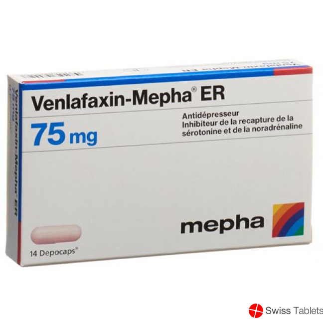 Venlafaxin Mepha ER 75 Depocaps 75mg 98 Stück buy online