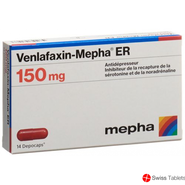 Venlafaxin Mepha ER 150 Depocaps 150mg 98 Stück buy online