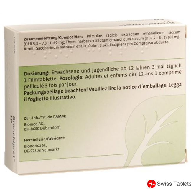 Bronchipret TP Filmtabletten 50 Stück buy online