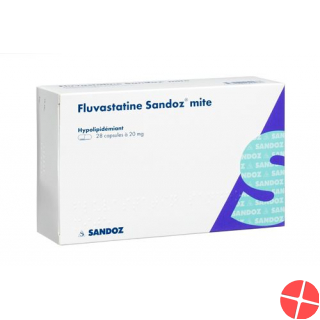 Fluvastatin Sandoz Mite Kapseln 20mg 98 Stück