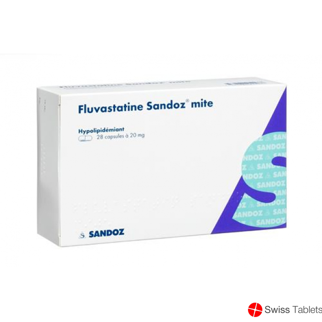 Fluvastatin Sandoz Mite Kapseln 20mg 98 Stück buy online